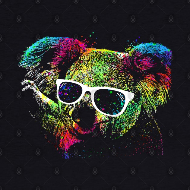 Technicolor Koala by clingcling